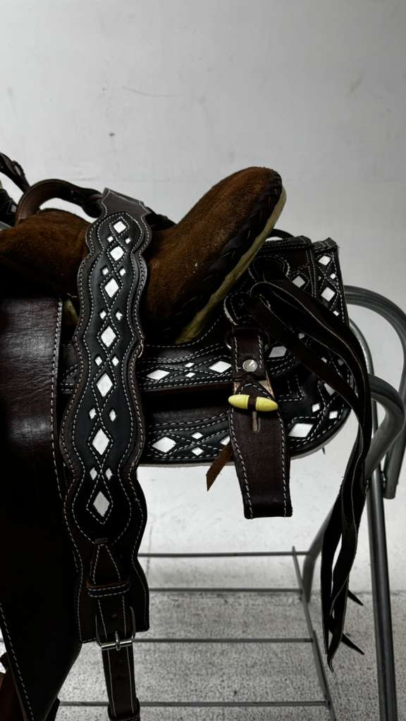 Charro Pony Saddle – Dark Brown “La Sombra Chica” Edition (Pony Size)