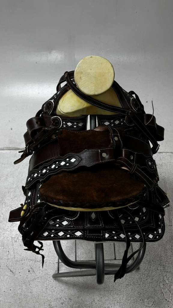 Charro Pony Saddle – Dark Brown “La Sombra Chica” Edition (Pony Size)