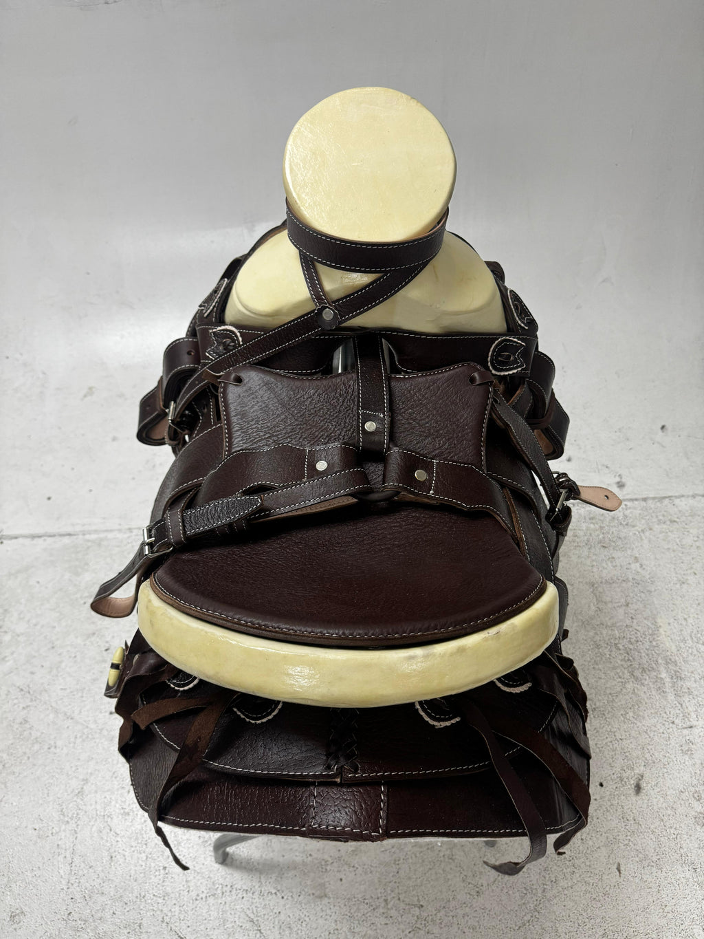 Charro Saddle – Dark Chocolate Full Leather (15.5”) “El Bravo”